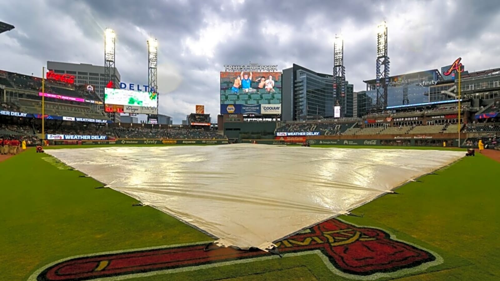 MLB On Fox Saturday Game Of The Week: Dodgers-Braves In Rain Delay
