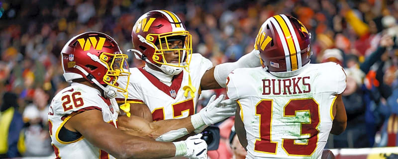 Commanders WR Treylon Burks downgraded on injury report before Eagles game