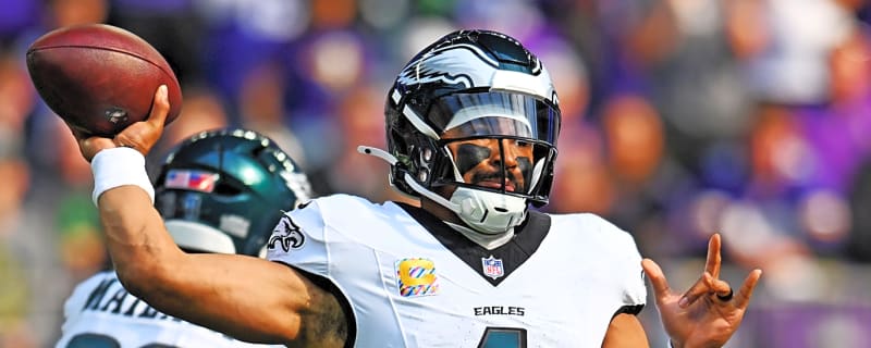 Jalen Hurts posts perfect passer rating as Eagles snap skid