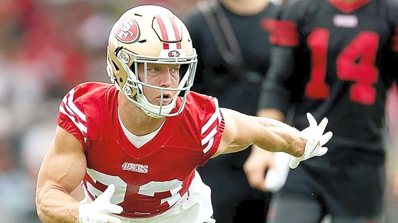 Christian McCaffrey suited up for 49ers&#39; Friday practice
