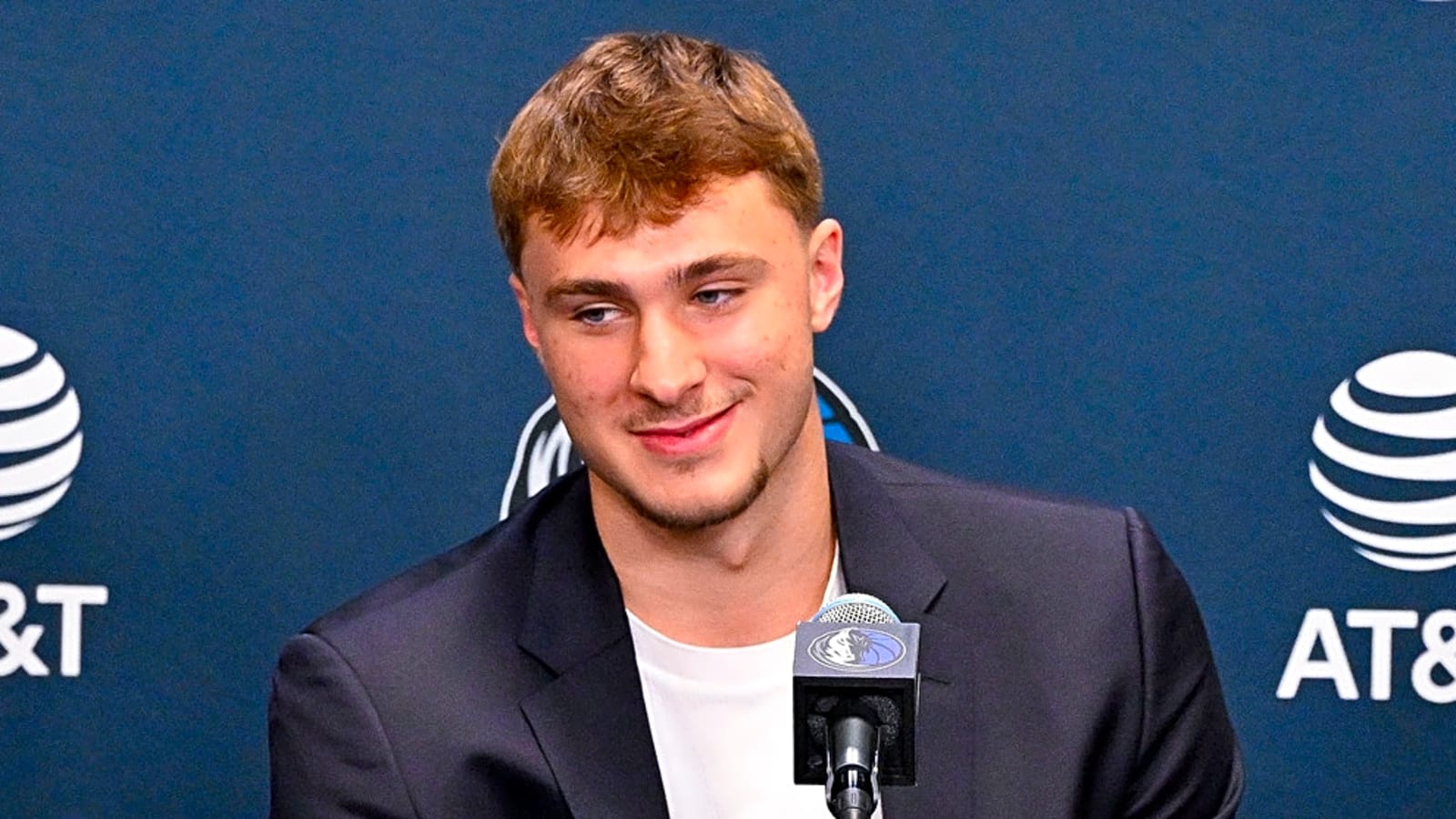 Cooper Flagg had funny reaction to question about Luka Doncic