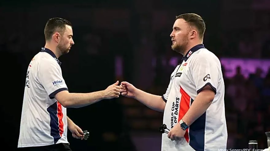 England dream duo Humphries en Littler hammered by Germany, Netherlands through after whitewashing Scotland