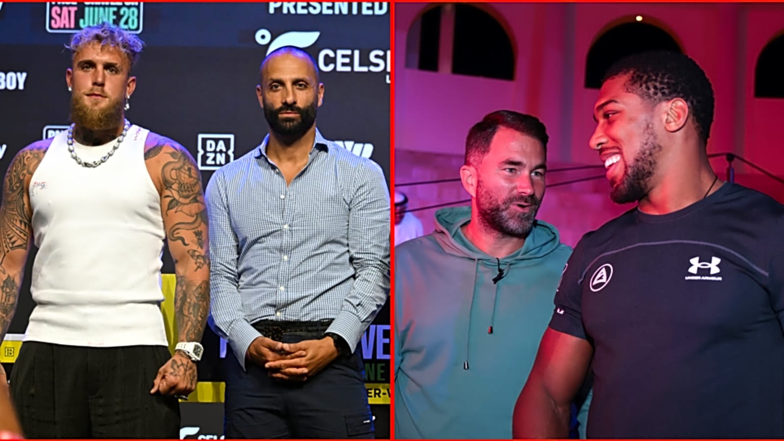 Jake Paul and Anthony Joshua make ‘agreement in principle’ for fight after Gervonta Davis Netflix showdown