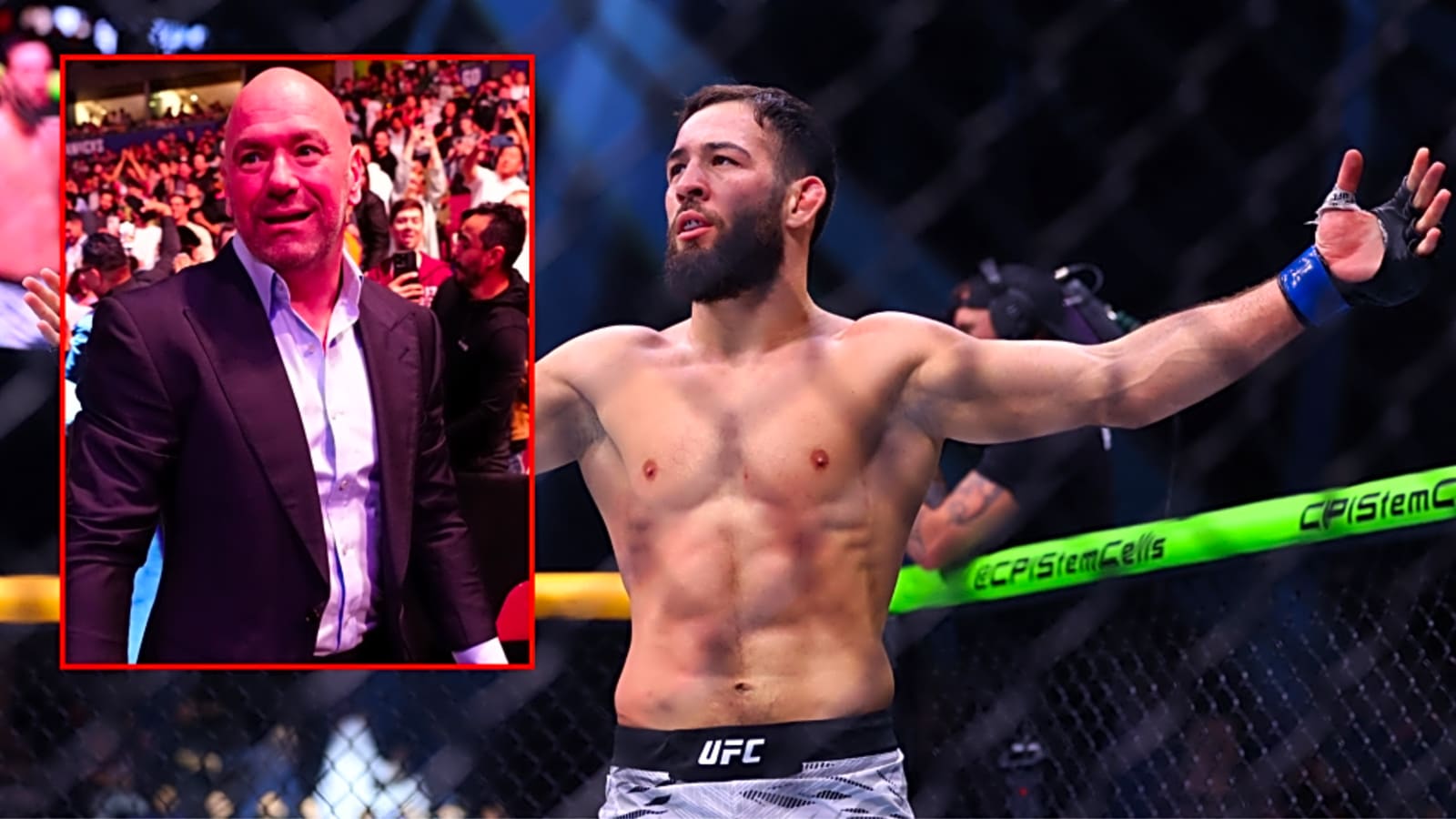 UFC Paris headliner reacts to Dana White’s disappointing news about future Khamzat Chimaev fight