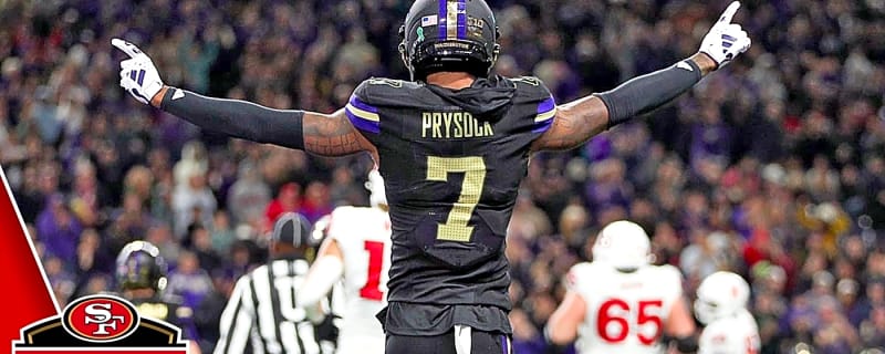 49ers select CB Ephesians Prysock in 4th round of 2026 NFL Draft