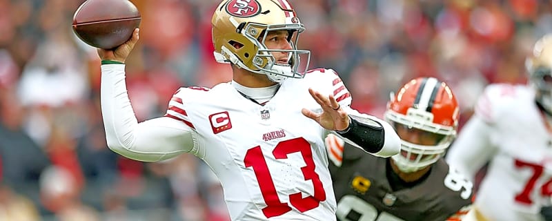49ers&#39; Brock Purdy may have a request for Mac Jones, explains sideline arm brace