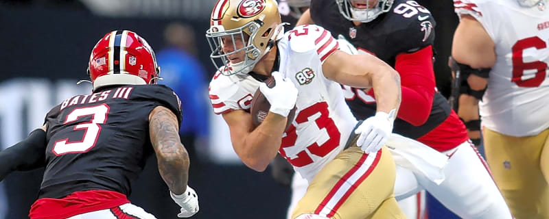 49ers get positive injury update on Christian McCaffrey after Falcons loss