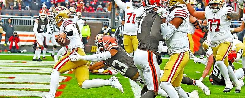 Recap: 49ers ride Browns&#39; dysfunctional special teams performance to 26-8 victory in Cleveland