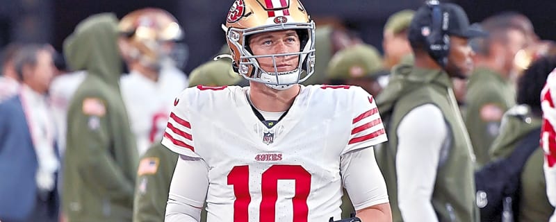 49ers' Mac Jones addresses shoulder soreness, offseason trade rumors