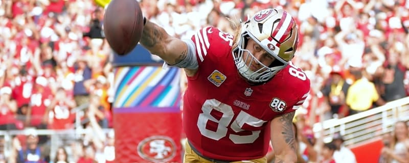 George Kittle's record-breaking touchdown against Broncos proved he's all the way back from injury, and then some