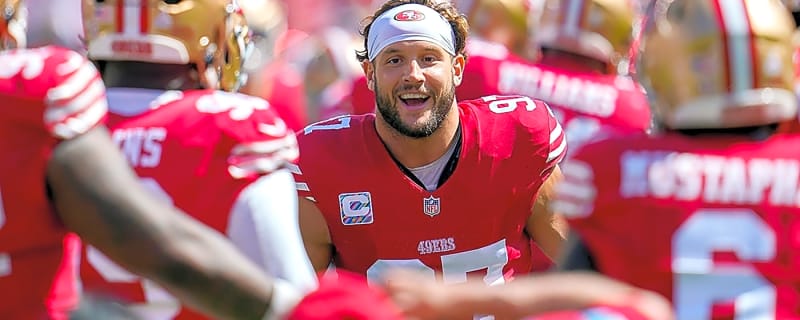 49ers pass rusher Nick Bosa 'pretty far along' in ACL recovery