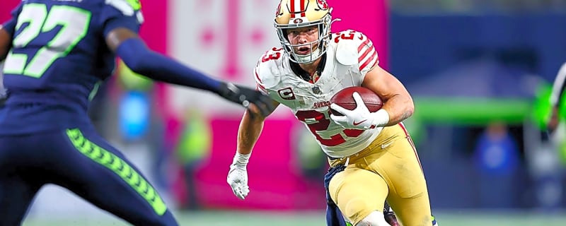 49ers vs. Seahawks injury updates: Christian McCaffrey suffers stinger