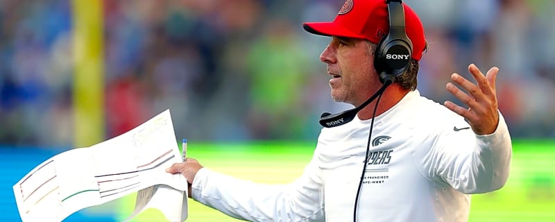 49ers' Kyle Shanahan reacts to De Greenlaw suspension
