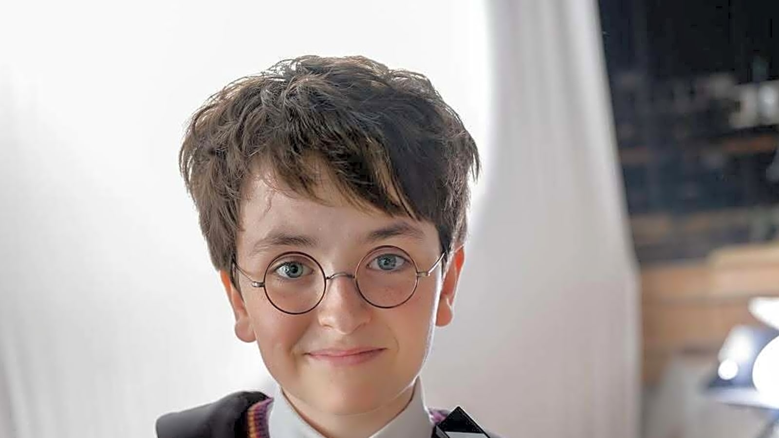 Want to see the kid playing Harry Potter as Harry Potter? We've got you