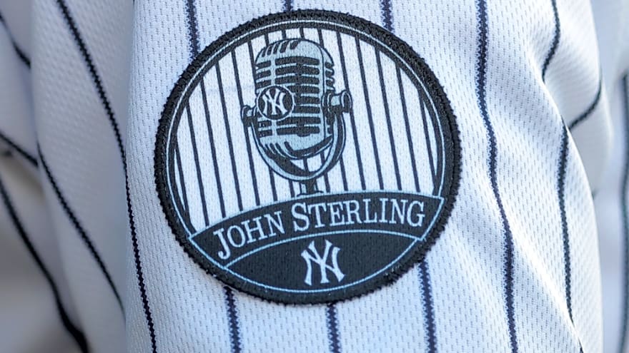 Yankees honor late broadcaster John Sterling with jersey patch