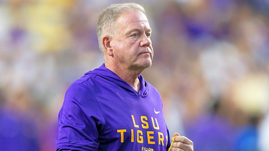 Former LSU head coach Brian Kelly reportedly joining CBS Sports