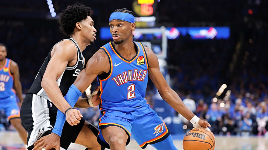 Watch: Thunder hold on in Game 2 against Spurs to tie WCF