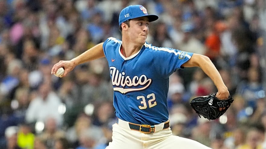 Brewers’ Jacob Misiorowski reaches 105.5 mph with historic pitch