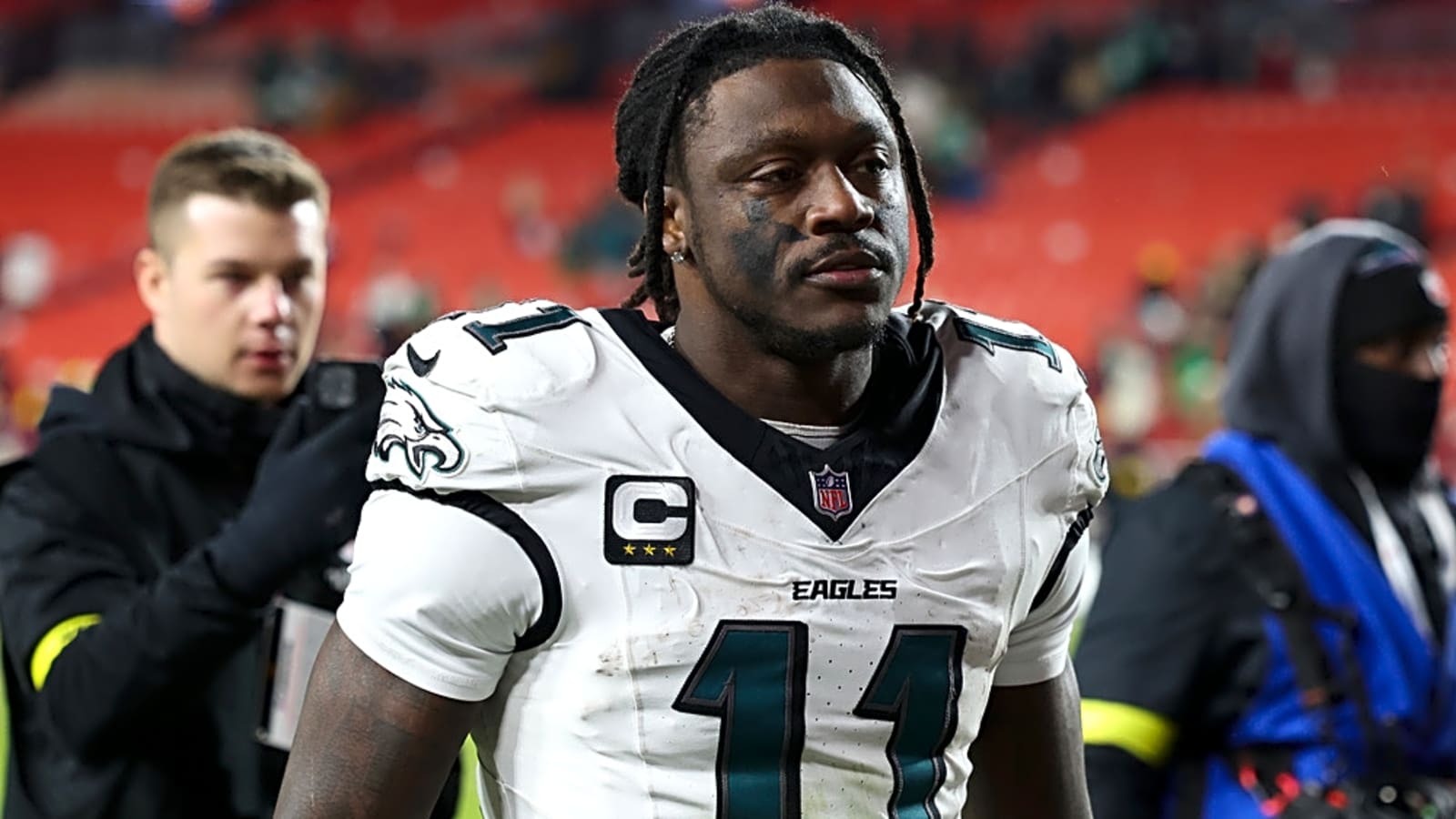 Eagles players react to A.J. Brown trade to Patriots