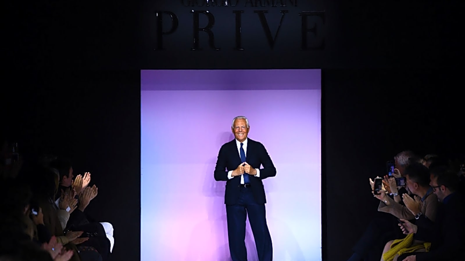 Victoria Beckham hails &#39;visionary&#39; Giorgio Armani