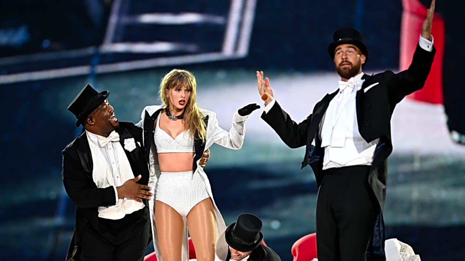 Travis Kelce will never forget joining Taylor Swift on stage in London