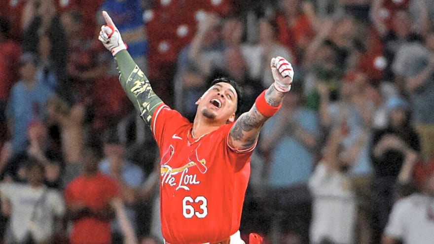 Massive Shirtless Celebration Breaks Out at Busch Stadium After St. Louis Cardinals Walk-Off 