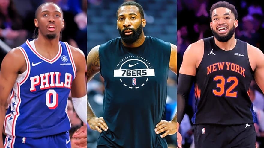 Karl-Anthony Towns Trolls Tyrese Maxey Over Andre Drummond’s Embarrassing Failed Attempt to Free Stuck Ball
