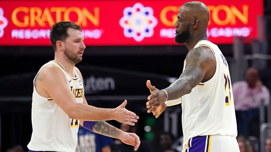 LeBron James Gets Brutally Honest on Luka Doncic’s Hamstring Injury During Loss vs. Thunder 