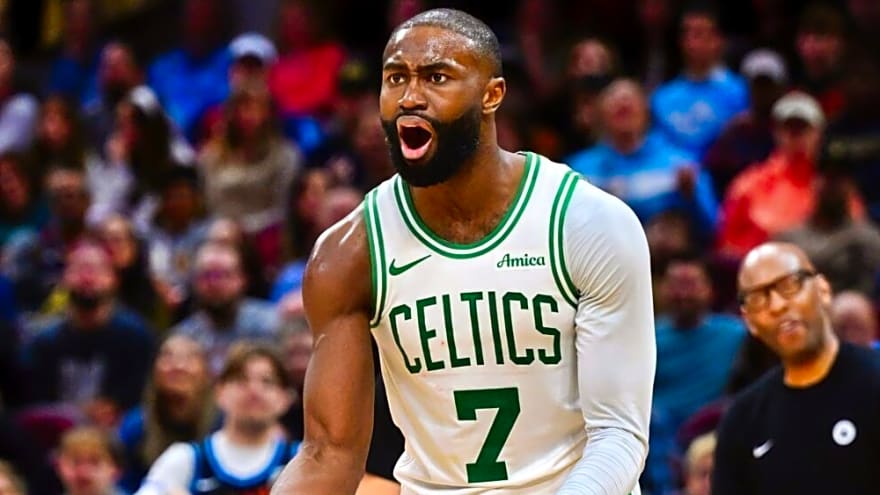 Jaylen Brown Calls Out Controversial Shai Gilgeous-Alexander Foul Call With Blunt Reaction 