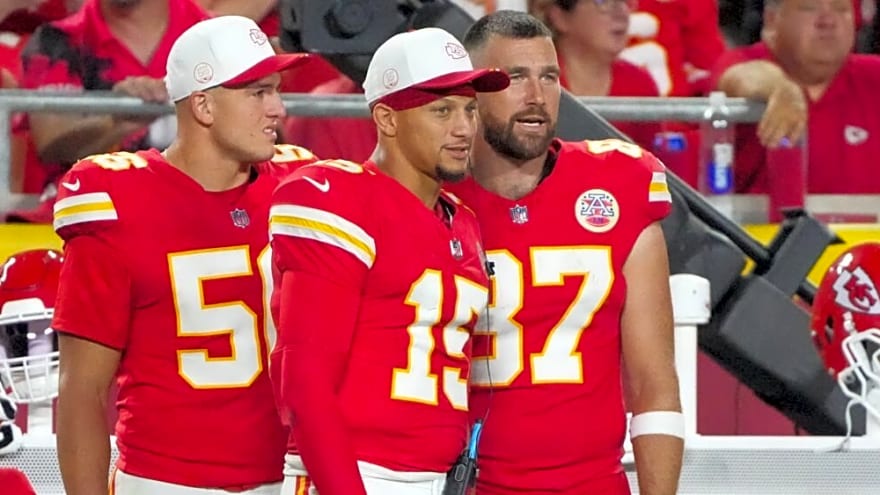 Patrick Mahomes & Travis Kelce Facing Ugly Lawsuit From ‘Shark Tank’ Company