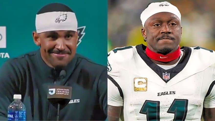 Jalen Hurts Breaks His Silence On Stiffing Eagles Teammate AJ Brown’s Wedding — 'It’s Been A Lingering Thing' 
