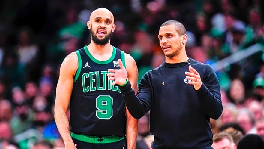 Joe Mazzulla Fights Derrick White, Receives Custom WWE Belt From Triple H on RAW