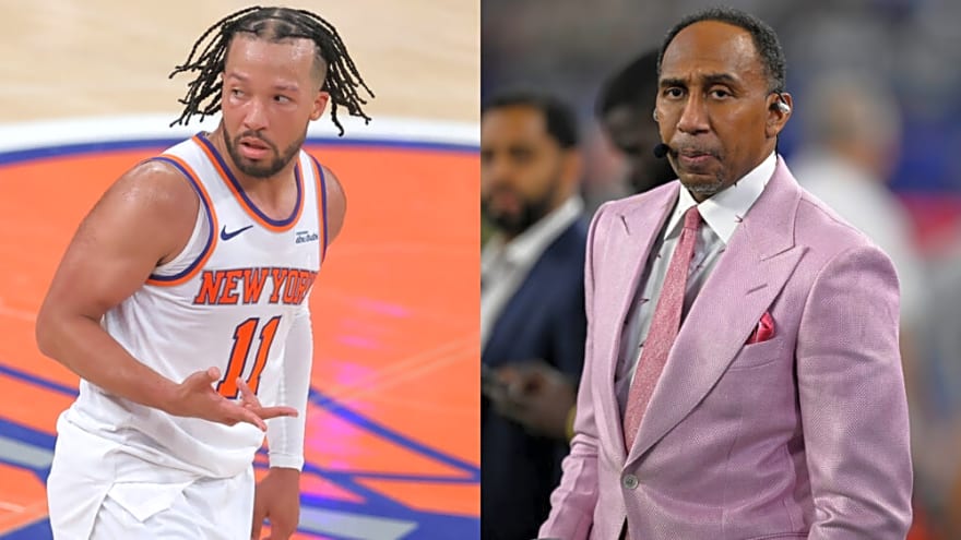 Stephen A. Smith Has Ridiculous Reaction to Jalen Brunson Cooking James Harden
