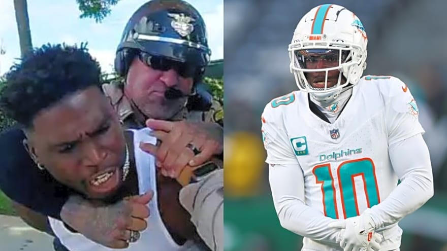 Miami Cop Who Dragged Tyreek Hill From His Car & Arrested Him Comes Out Of Nowhere To Take Nasty Shot At The Star WR After Dolphins Released Him
