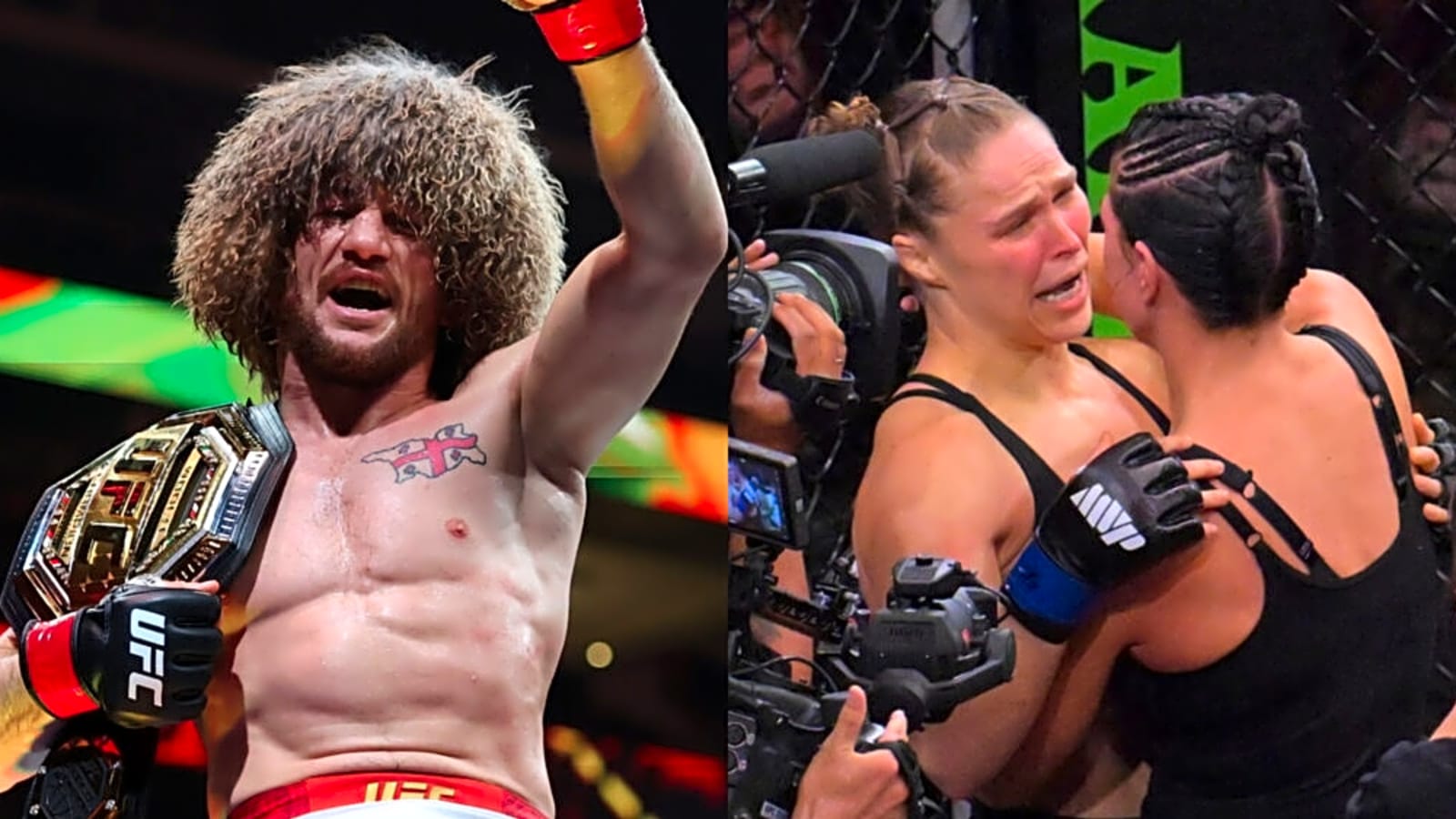 Merab Dvalishvili’s Coach Claims Ronda Rousey And Gina Carano Earned Much More Than Reported