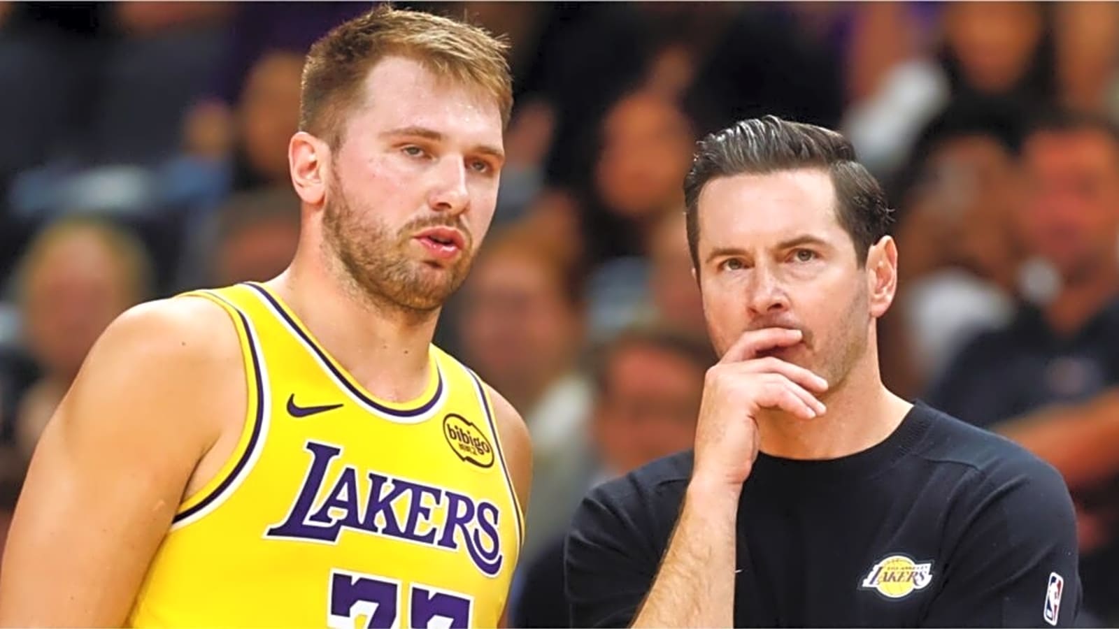 Luka Doncic Hilariously Roasts JJ Redick During Courtside Exchange 