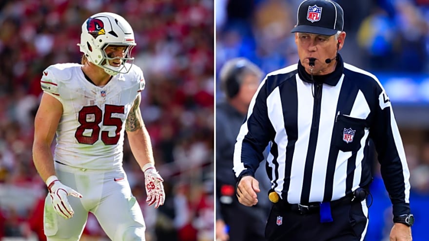NFL Faces Backlash Over Ref’s Apparent Outburst at Cardinals’ Trey McBride