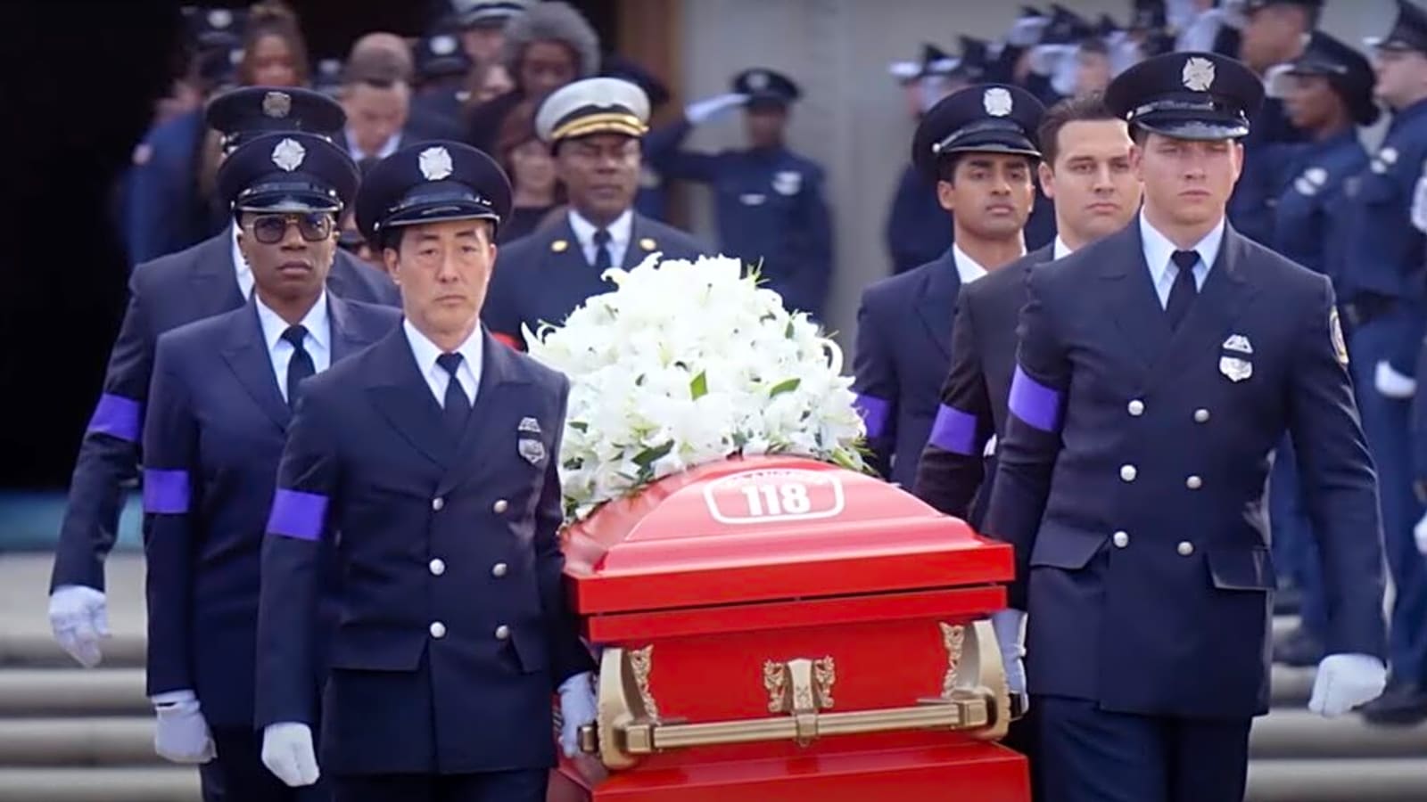 ‘9-1-1’: (Spoiler)’s Funeral, Athena’s Grief & Chimney’s Struggle in Season 8 Episode 16 Promo (Video)