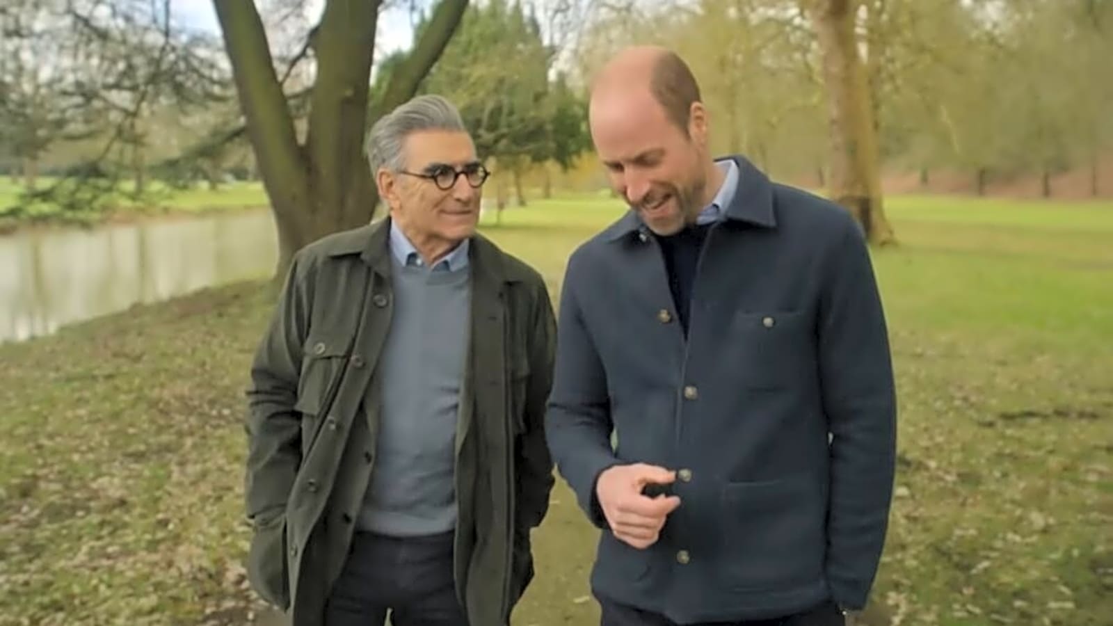 Eugene Levy Gets Royal Scoop as He Chats With Prince William on ‘Reluctant Traveler’
