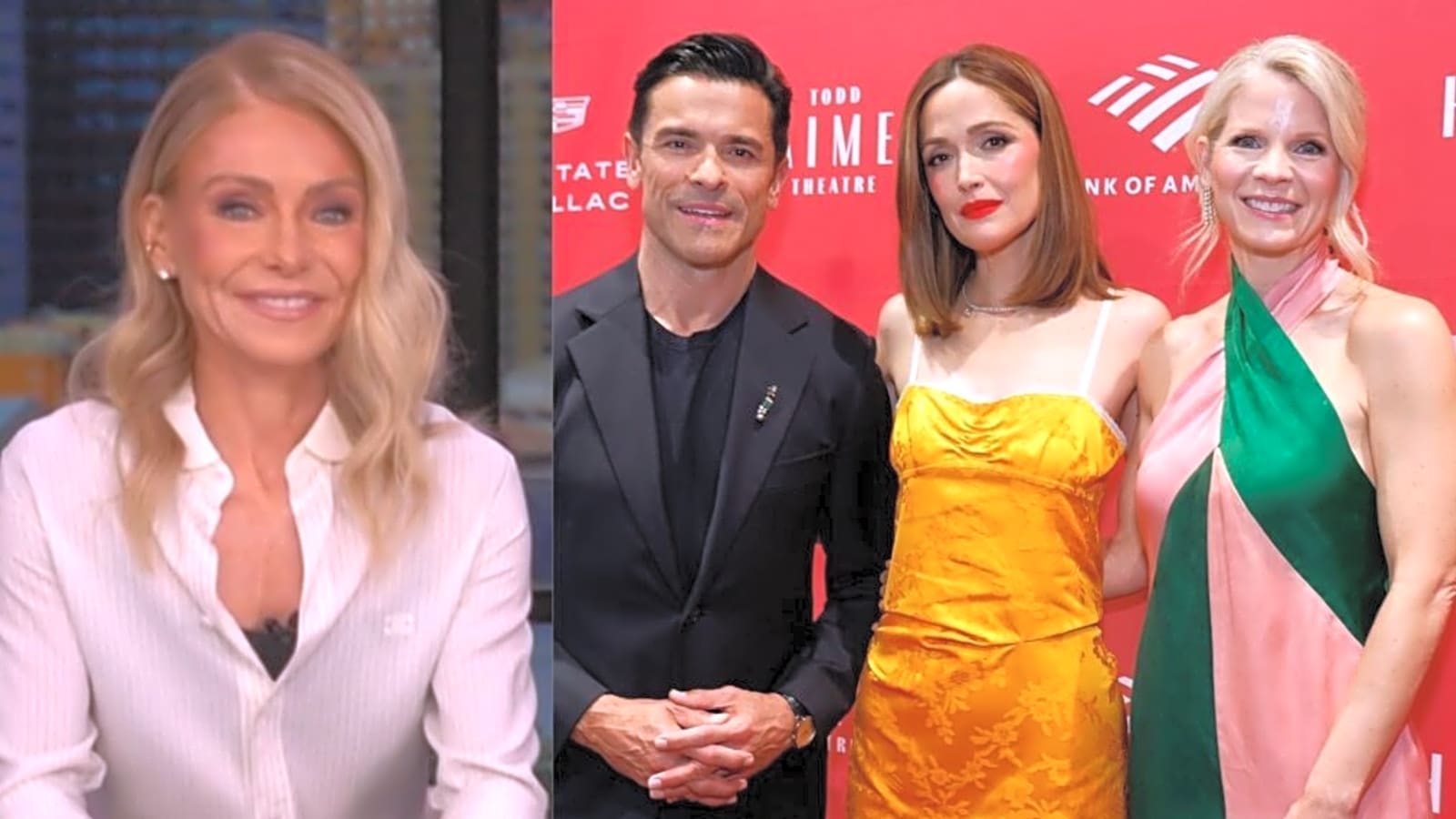 ‘Live’: Kelly Ripa Gives a Review of Mark Consuelos’ Broadway Opening Night Performance