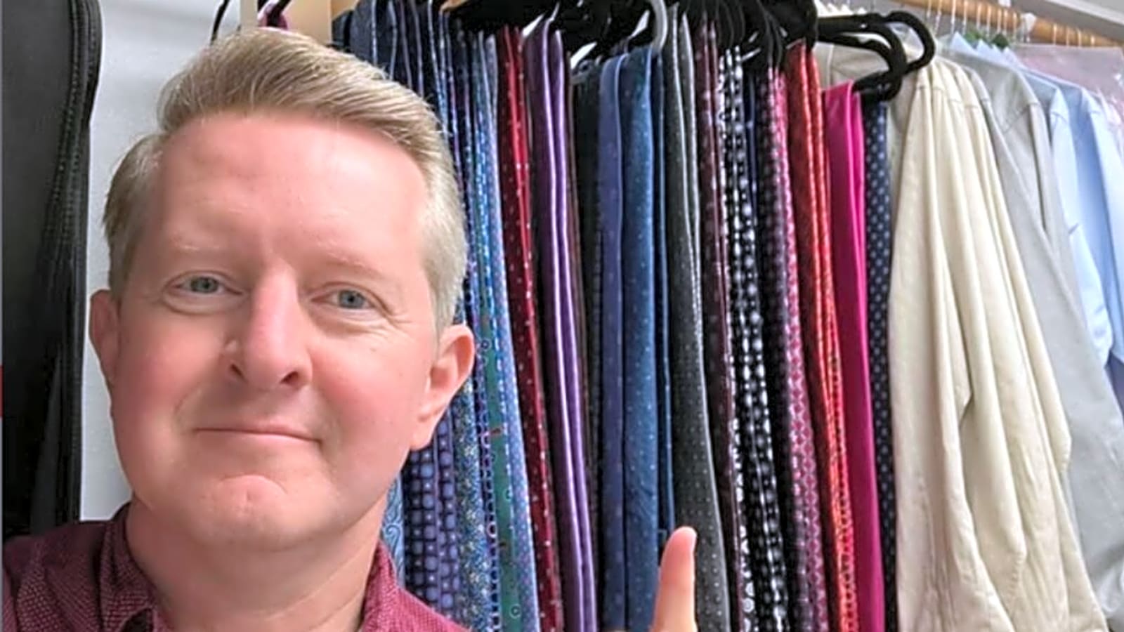 ‘Jeopardy!’ Host Ken Jennings Reveals Shocking Number of Ties in His Wardrobe