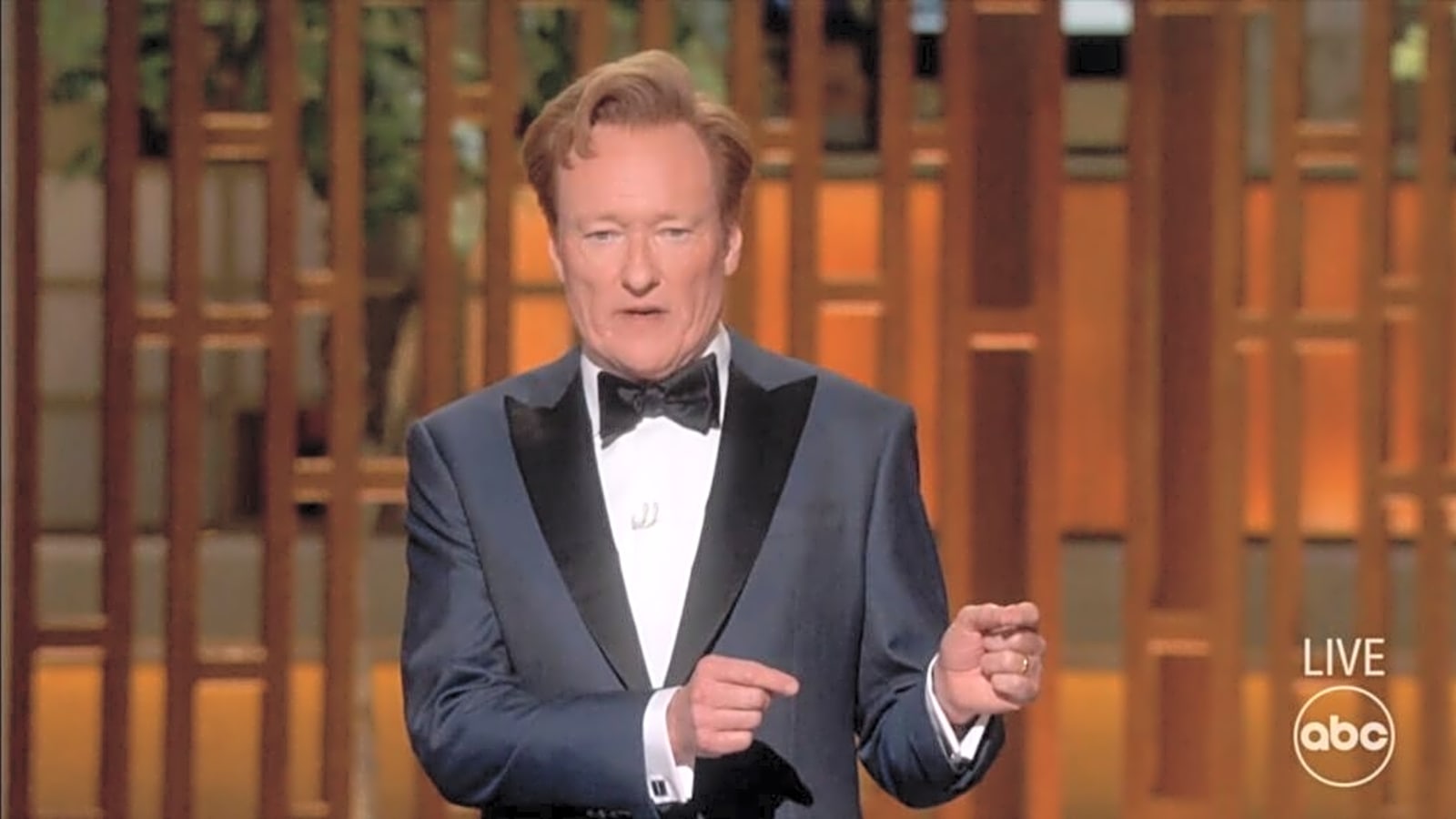 Conan O’Brien Gets Political in Oscars Monologue With Touching Message