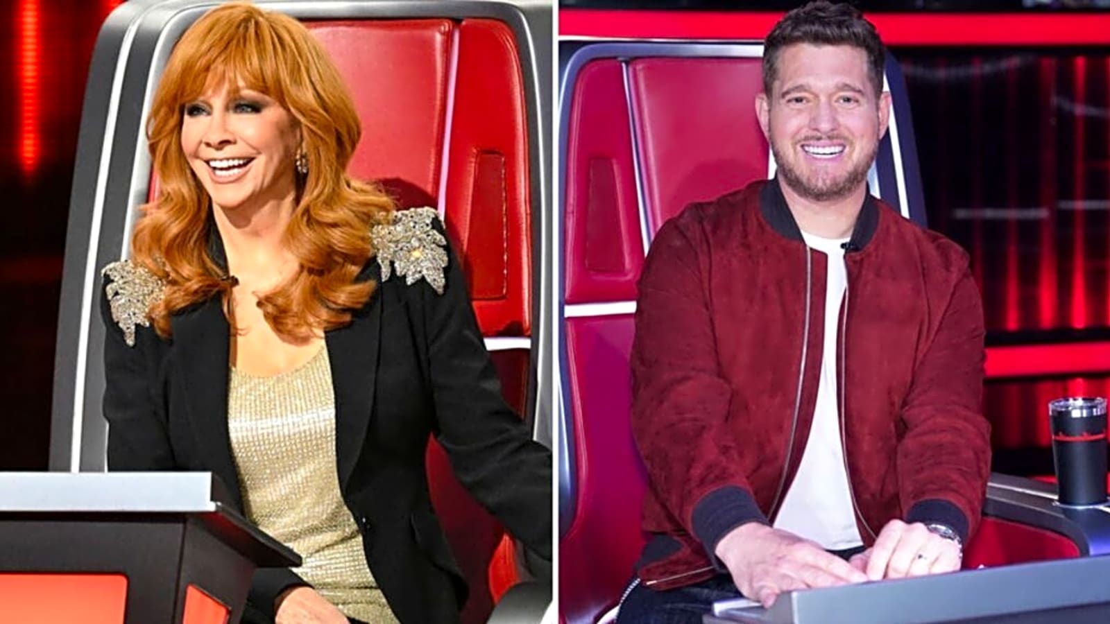 ‘The Voice’ Coaches Reba McEntire & Michael Bublé Give Exciting Season 28 Updates From Set