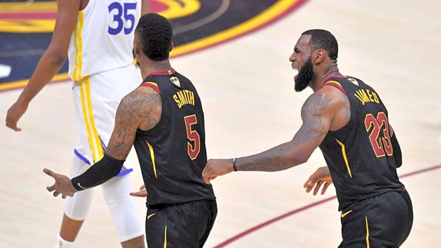 ‘I look at LeBron‘… JR Smith opens up on infamous Cavaliers blunder that led to the Warriors’ legendary 2018 sweep