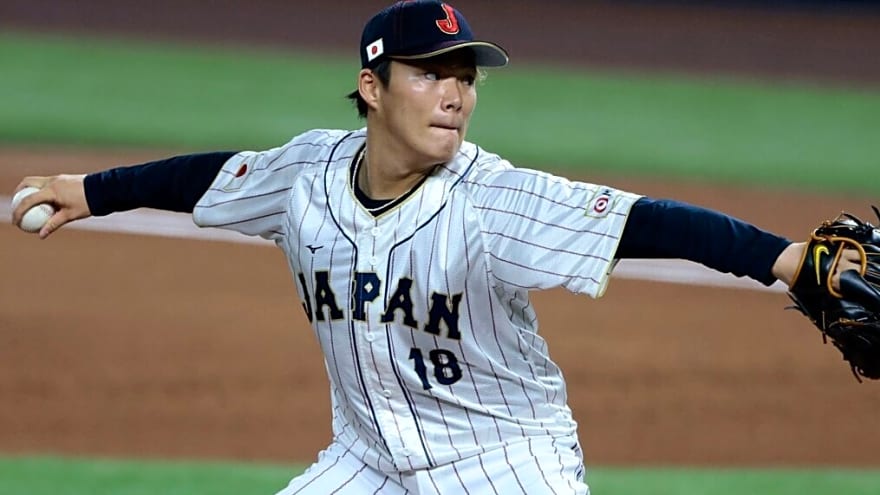  Yoshinobu Yamamoto Pitching For Team Japan In 2026 World Baseball Classic