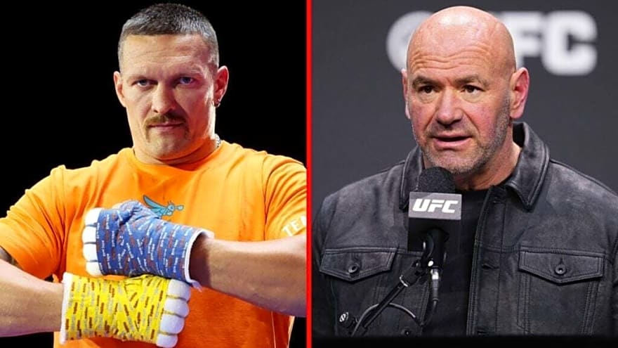 ‘Send contract’… Oleksandr Usyk urges Dana White to sign his former MMA champion sparring partner