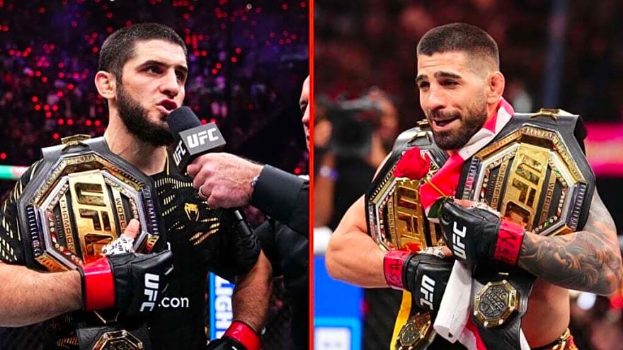 ‘They’re doing it on purpose’… Islam Makhachev shares theory after being replaced by Ilia Topuria at P4P no1