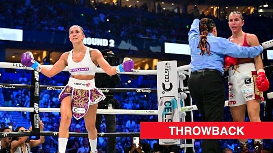 Amanda Serrano set up Katie Taylor rematch in 2024 by overwhelming opponent in TKO win
