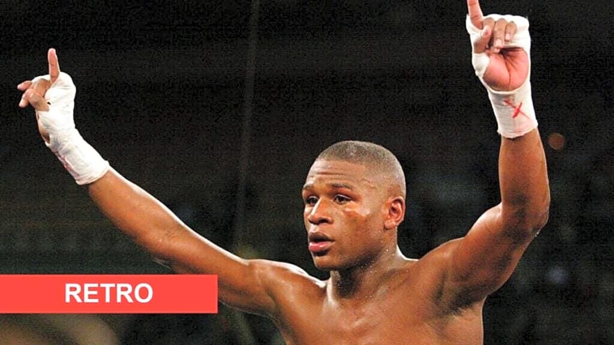 Floyd Mayweather made pro boxing debut at 19 years old with stomach-churning body shot knockout