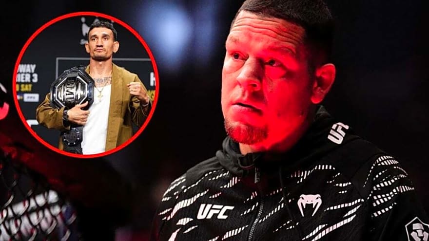 Nate Diaz takes aim at Max Holloway after downplaying UFC 318 title fight and staking BMF claim